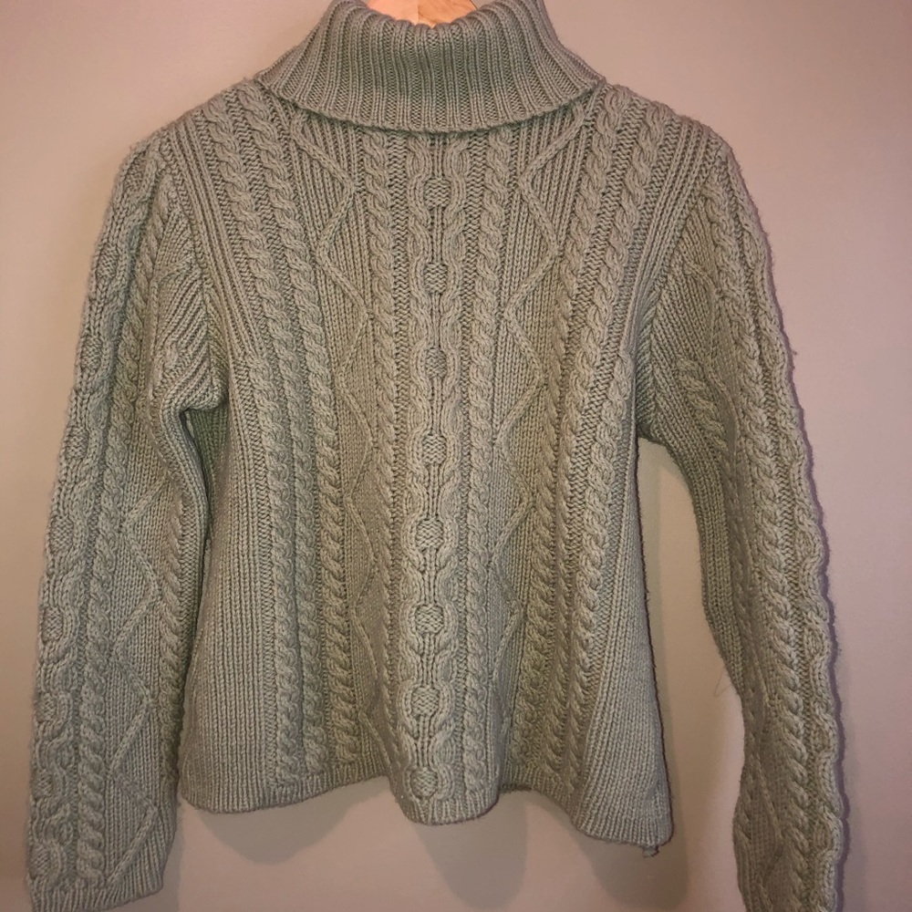 100% Wool Turtle Neck Sweater Paul James England S